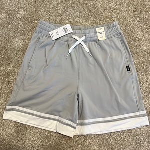 Abercrombie Kids light gray shorts